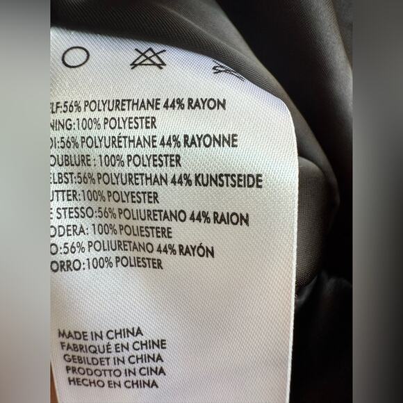 New Backyard Roses High Waisted Wide Leg Faux Leather Pants Women’s Small Black - Picture 6 of 6